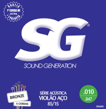 Sound Generation Acoustic Guitar Strings SG 6685 85/15 Bronze 10-47