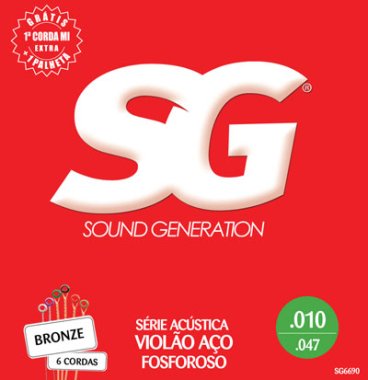 Sound Generation Acoustic Guitar Strings SG 6690 Phosphor Bronze 10-47
