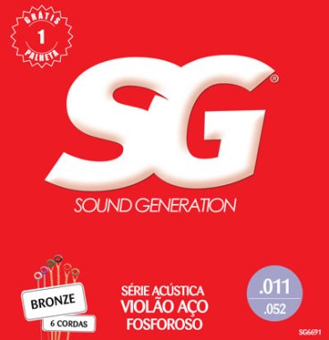 Sound Generation Acoustic Guitar Strings SG 6691 Phosphor Bronze 11-52