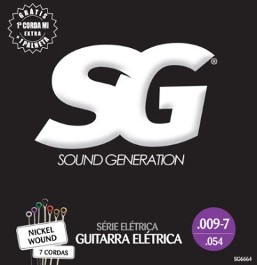 Sound Generation Electric Guitar 7 String SG 6664 NPS Hybrid 9-54