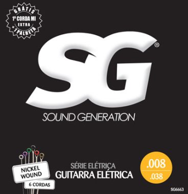 Sound Generation Electric Guitar SG 6663 Nickel Plated Steel 8-38