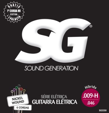 Sound Generation SG 5350 Hybrid Nickel Electric Guitar Strings 9-46