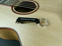 Strings By Mail Aluminum Bottle/Can Opener, Black