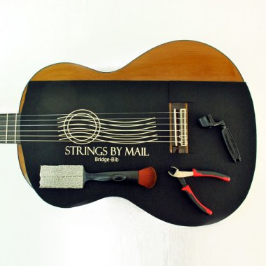 Strings By Mail Bridge-Bib&trade; Guitar String Change Protection