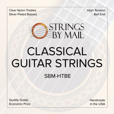 Strings By Mail Classical Guitar Strings, High Tension Ball End