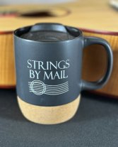 Strings By Mail Cork Bottom Ceramic Mug, 12oz