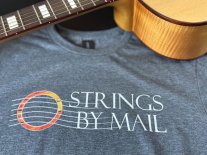 Strings By Mail Cotton T-Shirt Dark Heather, 3XL