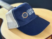 Strings By Mail Mesh Back Cap, Navy with Khaki Mesh