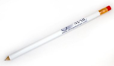 Strings By Mail Pencil - White