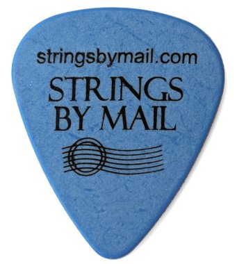 Strings By Mail Pick, 1.0 Blue, One Pick