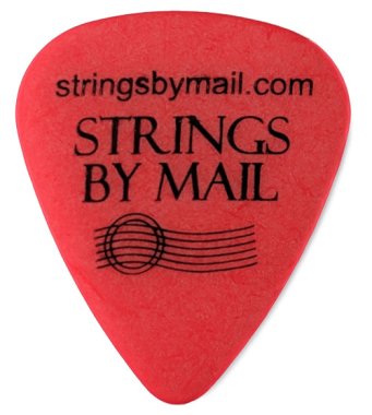 Strings By Mail Pick, .50 Red, One Pick