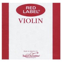 Super-Sensitive Red Label Violin E Single String 4/4 Medium Ball End