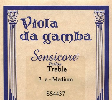 Super-Sensitive SS4437 Sensicore Viola da Treble Gamba, 3rd E String