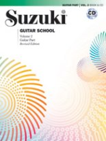 Suzuki Guitar School Guitar Part, Volume 2 with CD