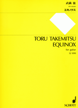 Takemitsu | Equinox for solo guitar