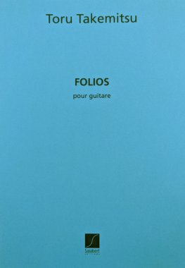 Takemitsu | Folios pour guitare for solo guitar