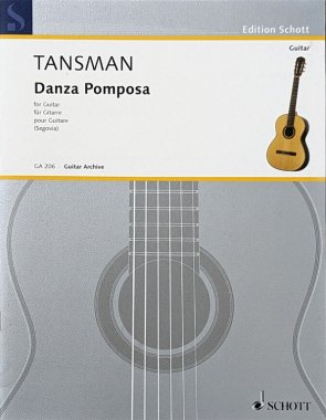 Tansman | Danza Pomposa for solo guitar