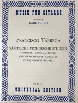 Tarrega | Complete Technical Studies arr. by Scheit for solo guitar