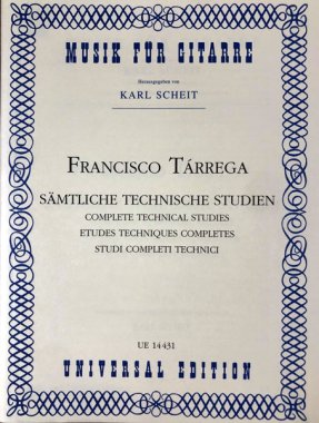 Tarrega | Complete Technical Studies arr. by Scheit for solo guitar