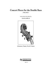 Tchaikovsky | Concert Pieces For The Double Bass, Vol 3 for bass & pno