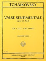 Tchaikovsky | Valse Sentimentale Op. 51, No. 6 cello and piano