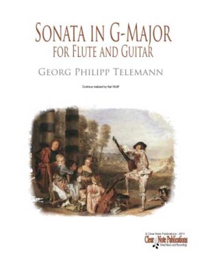 Telemann | Sonata in G-Major for flute and guitar