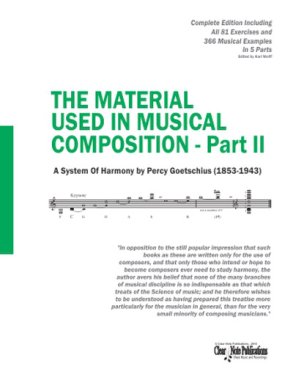 The Material Used in Musical Composition - Part II