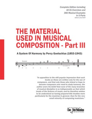 The Material Used in Musical Composition - Part III