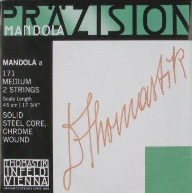 Thomastik-Infeld 171 Mandola Medium Chrome Wound Loop-End A, 2 strings