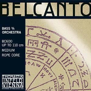 Thomastik-Infeld Double Bass 3/4 Medium Tension BC600, Full Set