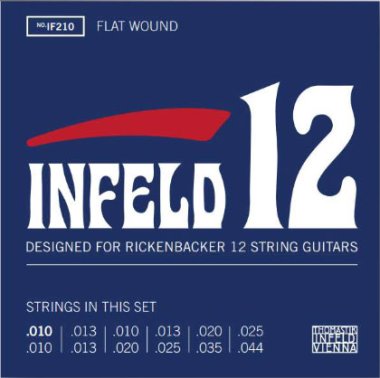 Thomastik-Infeld IF210 12-String Electric Guitar Set, Nickel Flat Wound