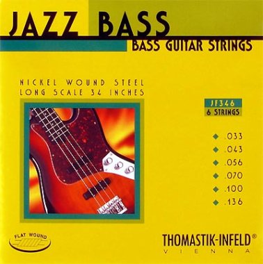 Thomastik-Infeld JF346 Jazz Flat Wound 6 String Bass (33-136)
