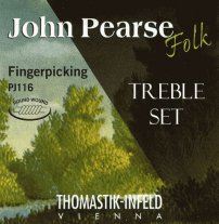 Thomastik-Infeld John Pearse PJ Folk Nylon Flat Wound, Treble Set