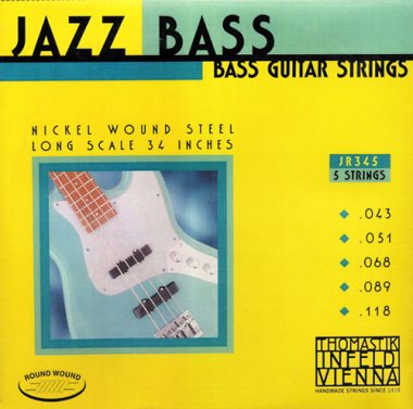 Thomastik-Infeld JR345 Jazz Round Wound 5 String Bass (.043-.118)