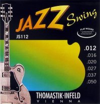 Thomastik-Infeld JS112 Jazz Swing Series Flat Wound Electric 12-50