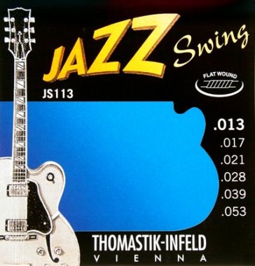 Thomastik-Infeld JS113 Jazz Swing Series Flat Wound Electric 13-53