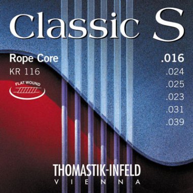 Thomastik-Infeld KR116 Flat Wound Classical Guitar Strings, Full Set - Ball ends