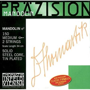Thomastik-Infeld Mandolin 150M Steel, Tin Plated, 2 E Single Strings