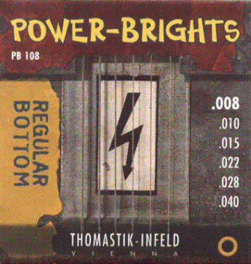 Thomastik-Infeld Power-Brights PB108 Electric Guitar Strings 8-40