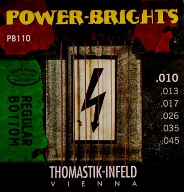 Thomastik-Infeld Power-Brights PB110 Electric Guitar Strings 10-45