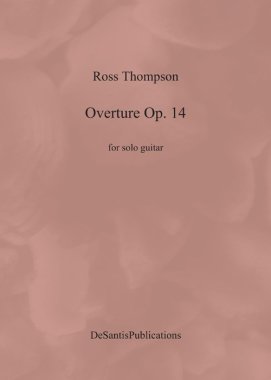 Thompson | Overture Op. 14 for solo guitar