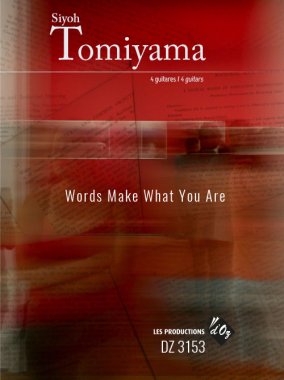 Tomiyama | Words Make What You Are for 4 guitars