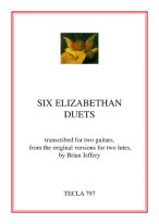 Traditional | Six Elizabethan Duets arr. Jeffery for 2 guitars - Paper