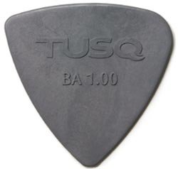 TUSQ Bi-Angle Pick 1mm Gray (Deep), One Pick