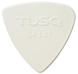 TUSQ Bi-Angle Pick 1mm White (Bright), One Pick