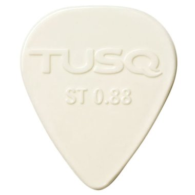 TUSQ Standard Pick .88mm White (Bright), One Pick