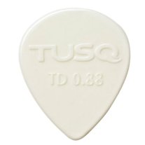 TUSQ Tear Drop Pick 0.88mm White (Bright), One Pick
