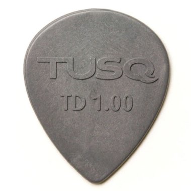 TUSQ Tear Drop Pick 1.0mm Gray (Deep), One Pick