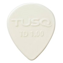 TUSQ Tear Drop Pick 1.0mm White (Bright), One Pick