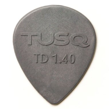 TUSQ Tear Drop Pick 1.4mm Gray (Deep), One Pick
